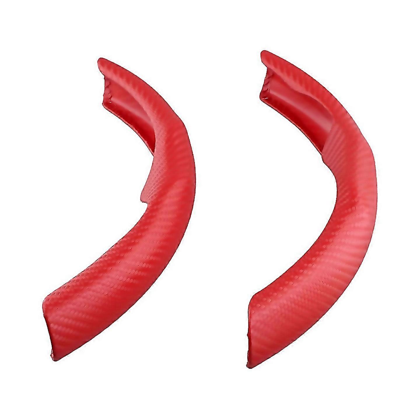 For For Y Steering Wheel Cover Carbon Fiber Pattern Red