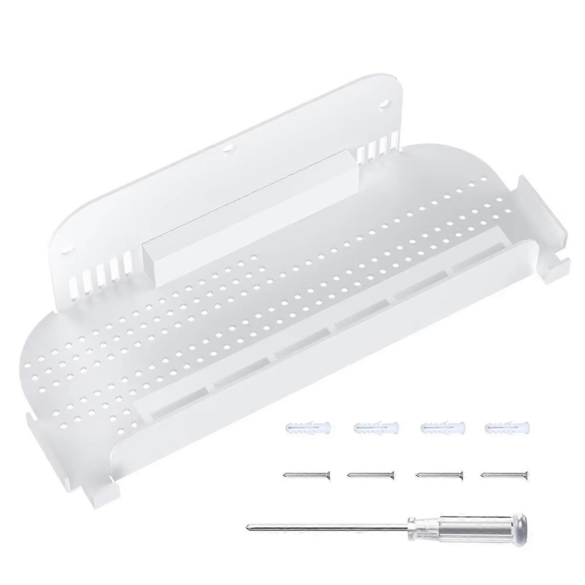 Wall Mount Stand for Switch 2 Host Storage Rack Metal Wall Mount Stand Holder for Switch for White