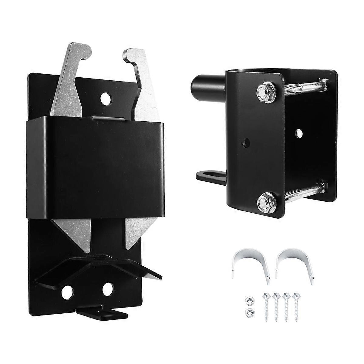 Bidirectional Lockable Latch Double-Sided Fence Latch Livestock Door Latch for Farms Ranches Pet Cages Fences Stables