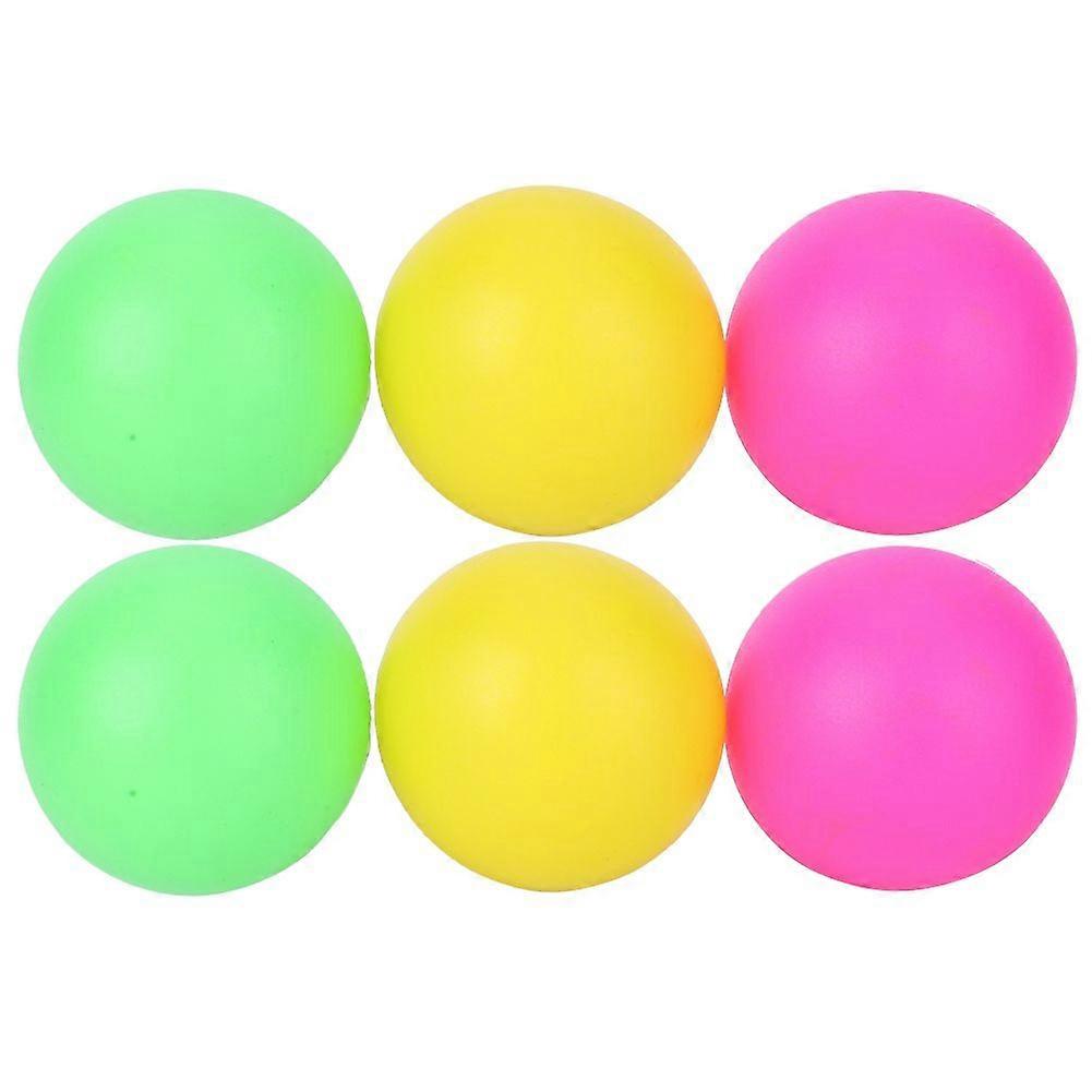 6Pcs/Set PVC Environmental Protection Beach Toy Ball Beach Racket Replacement Accessoriesred yellow green