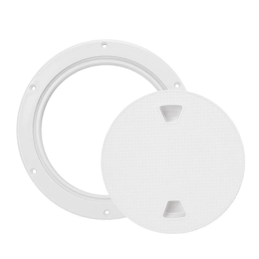 ABS Boat Deck Inspection Access Hatch Cover Non-Slip Anti Corrosive Screw Out Round Plate(6in )