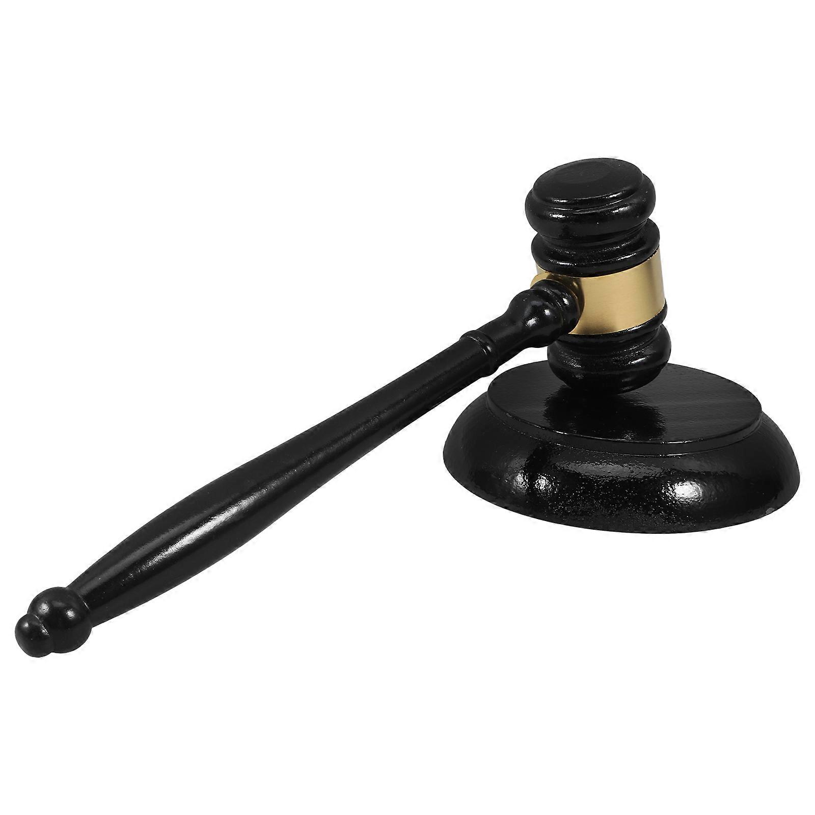 Handcrafted Wooden Judge Gavel for Auction Use 3Sets Professional Tool