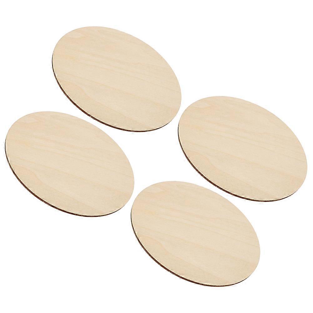 Wood Circles for Crafts Wood Circles for Decoration 16Pcs Set Khaki