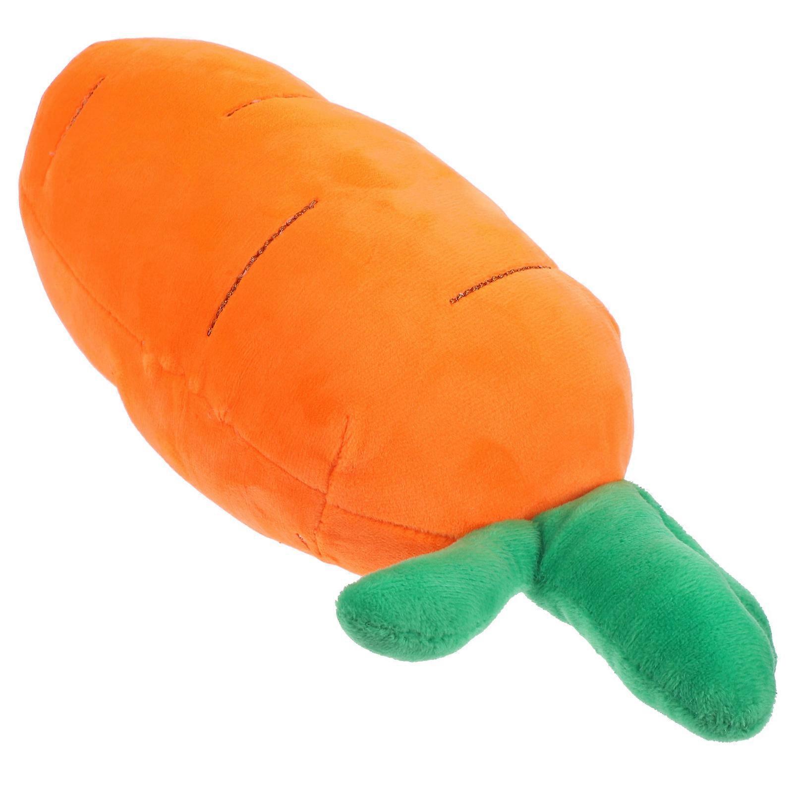Carrot Hugging Pillow Cartoon Carrot Pillow Stuffed Carrot Toy For In-Bed Reading TV Watching Home Use 30cm X 15cm X 5cm Cotton 1Set