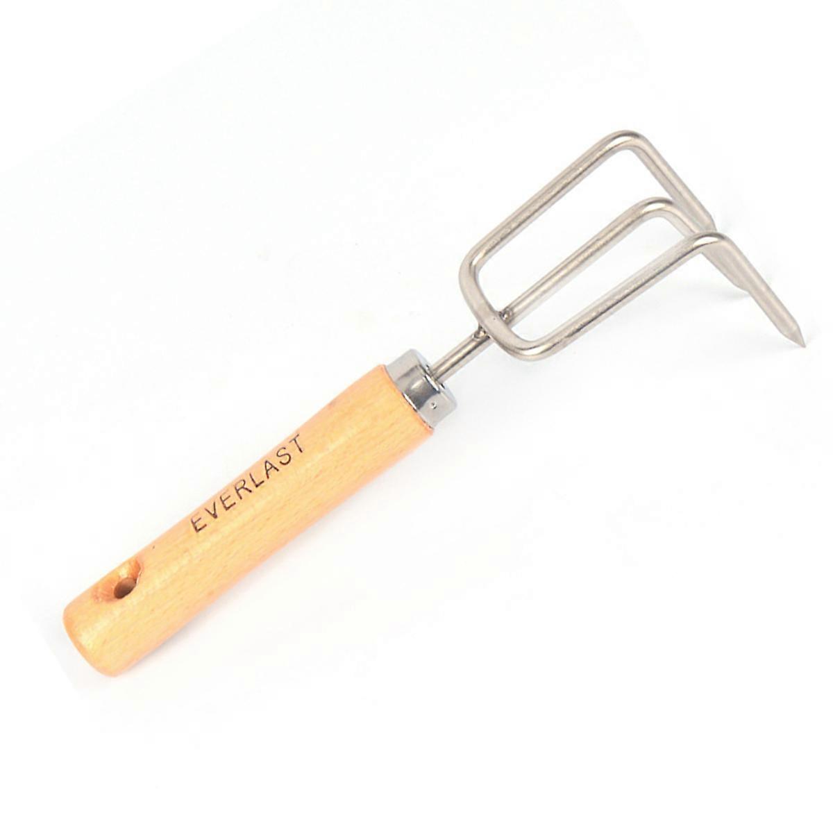 Grass Rake Garden Steel Rake for Gardening Use with Mini Short Handle