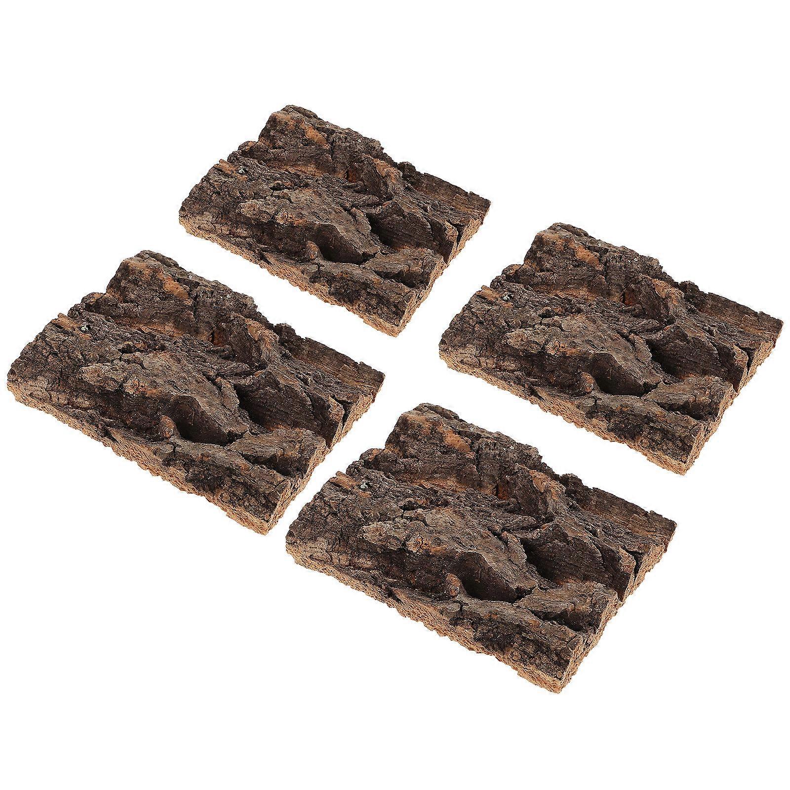 Reptile Bark Terrarium Background for Climbing and Hiding 20Pcs Set
