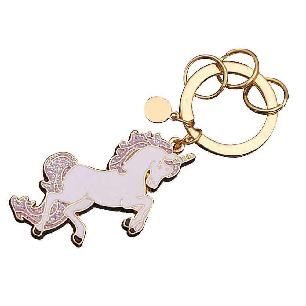 Unicorm Shape Keychain Metal Key Ring for Hanging Keychains