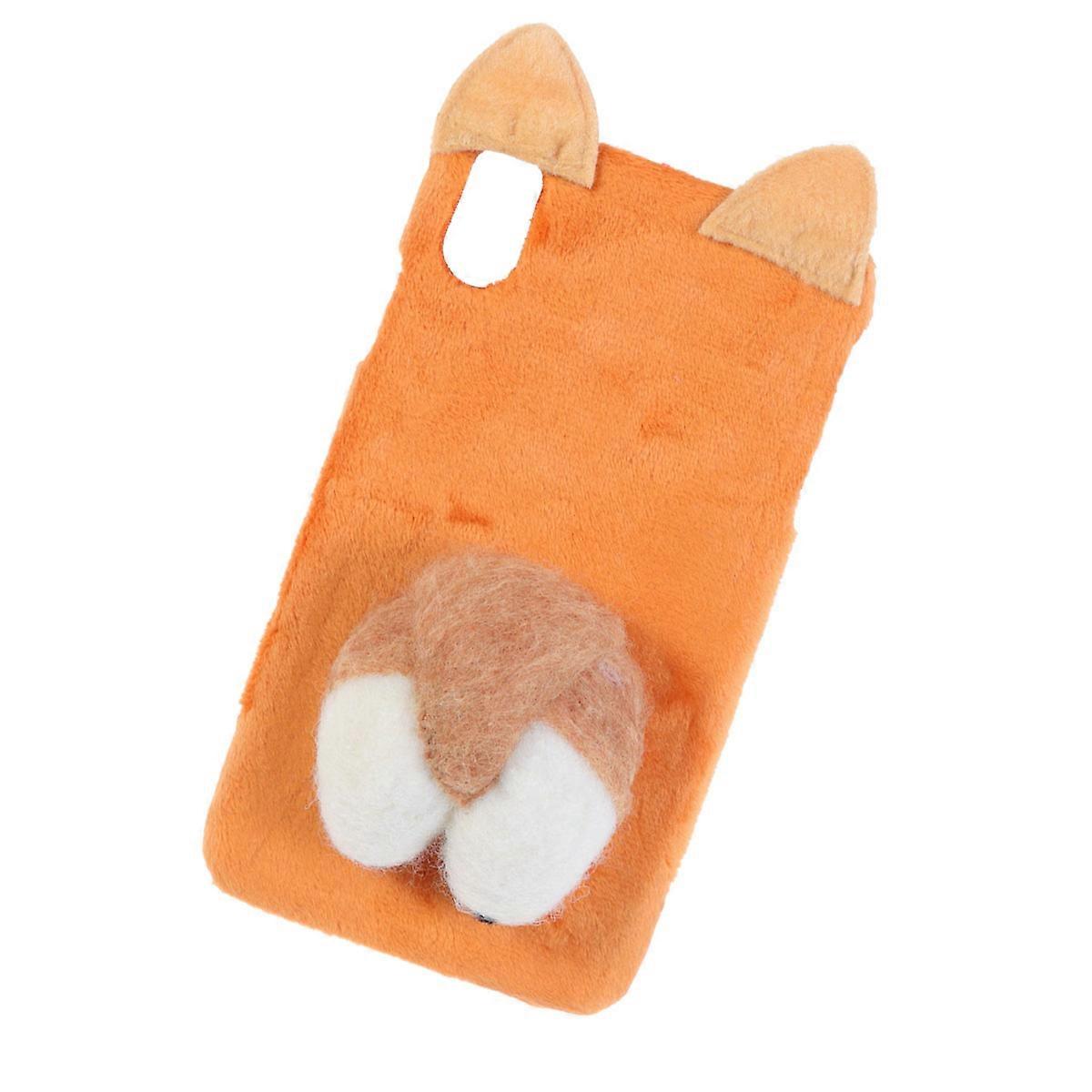 Cute Phone Case Plush Design Shockproof Protective Shell Compatible for iPhone 1Pack