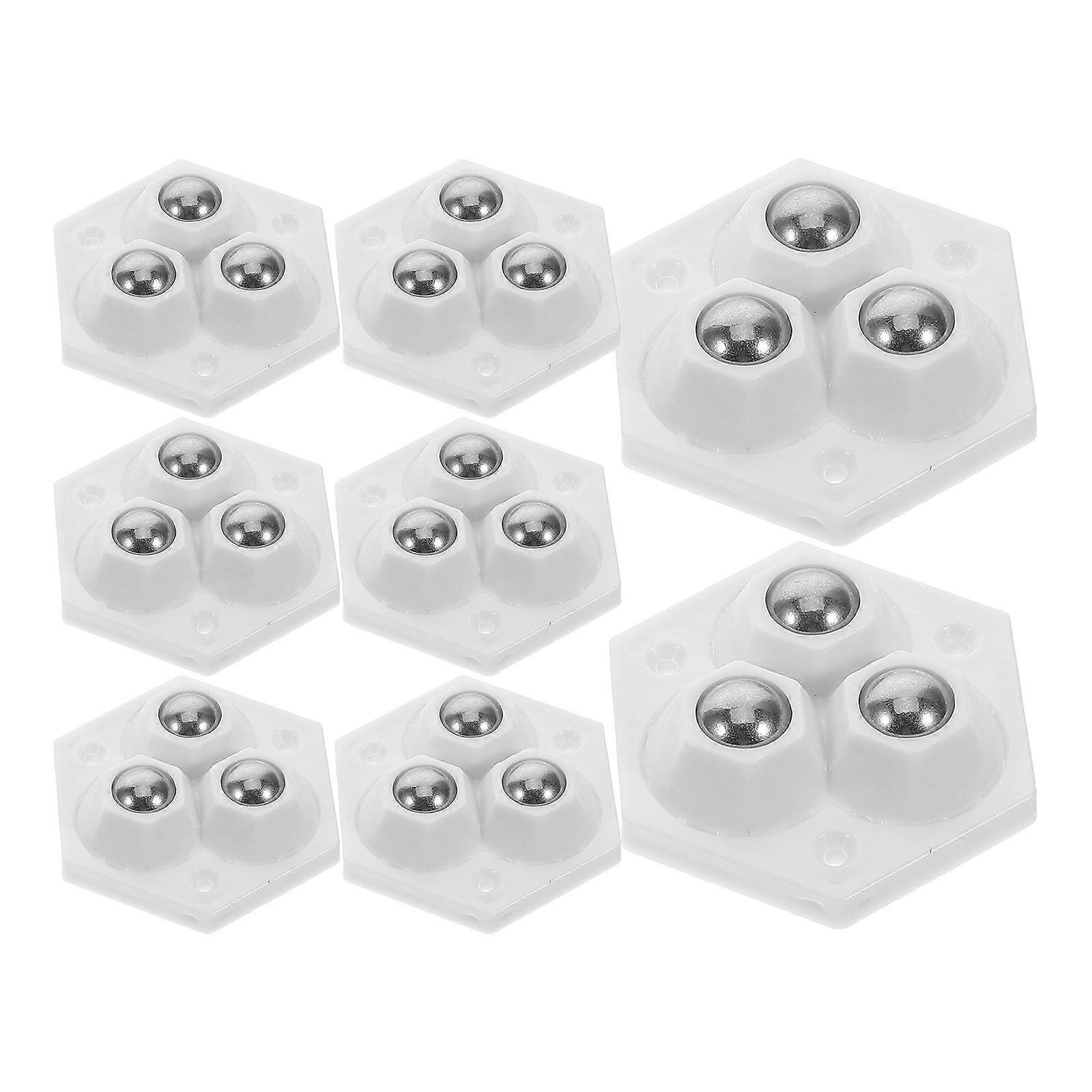 32Pcs Mini Casters for Kitchen Appliances Self-Adhesive with Swivel