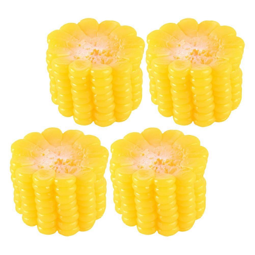 Artificial Corn Slices 12 Pcs Photography Props For Home Decor Farmhouse Style Yellow