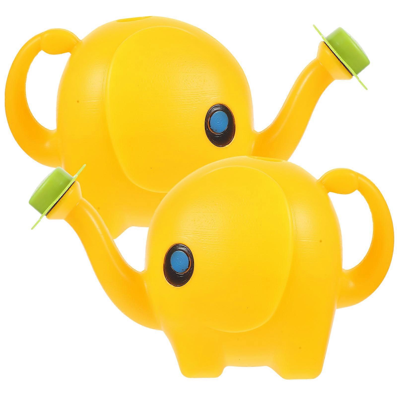 2Pcs Watering Can Plastic Kettle for Gardening Use