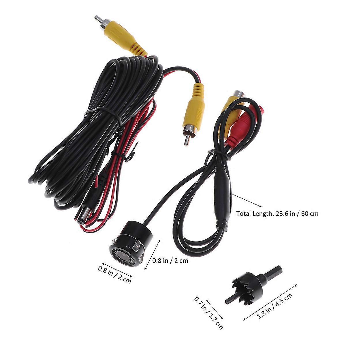 Waterproof Car Rear View Camera for Auto Parking with 8 LED Night Vision