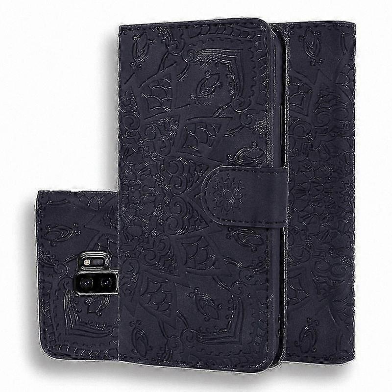 Mandala Pattern Wallet Case with Flip Cover for Galaxy S9 Plus