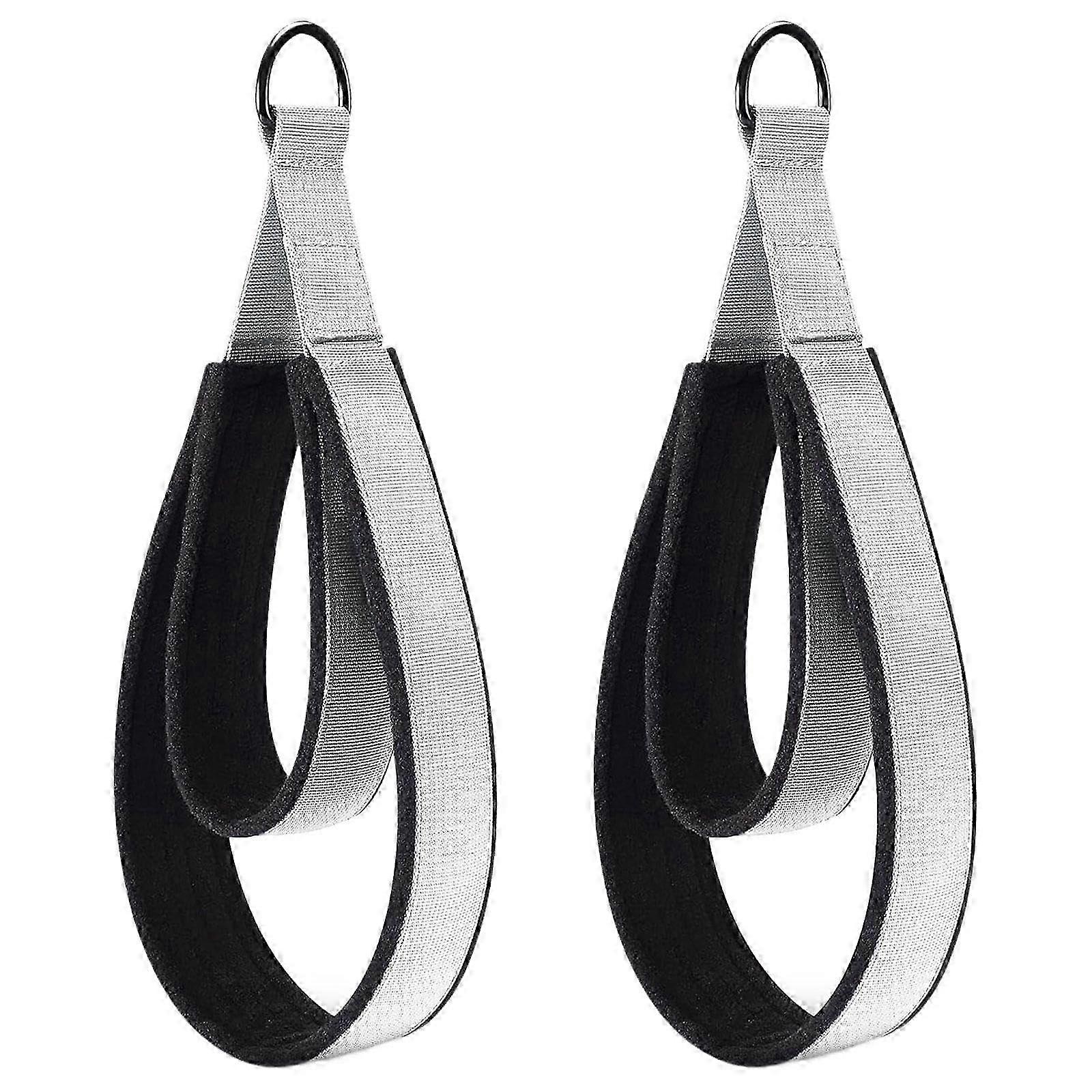 2025 2X Pilates Double Loop Straps D Rings Straps Handle Pilates Accessories Pilates Equipment Exercise for Improve Flexibility