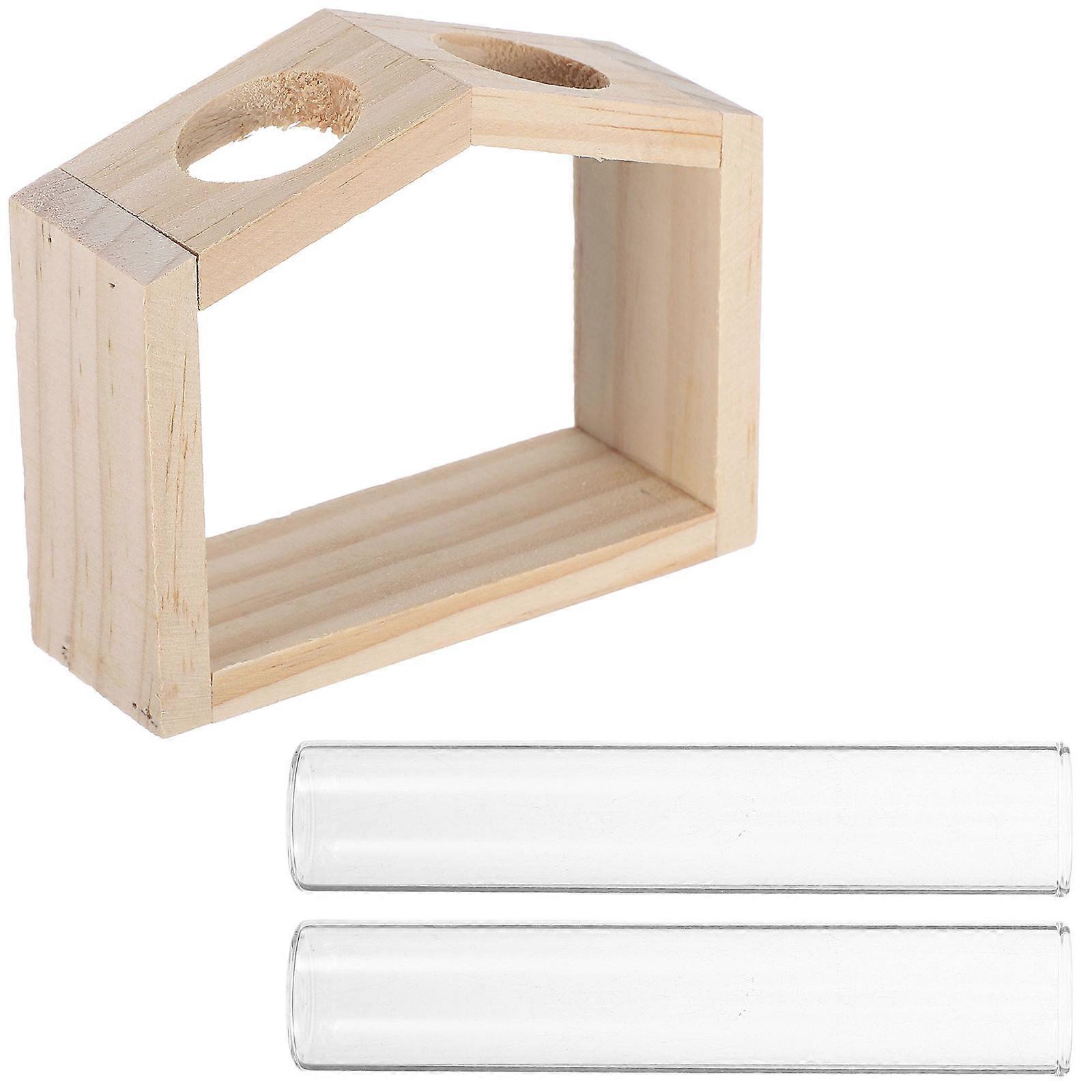 Small Flower Holder Decorative Hydroponic Planter Home Decor Multi Material 1Pack