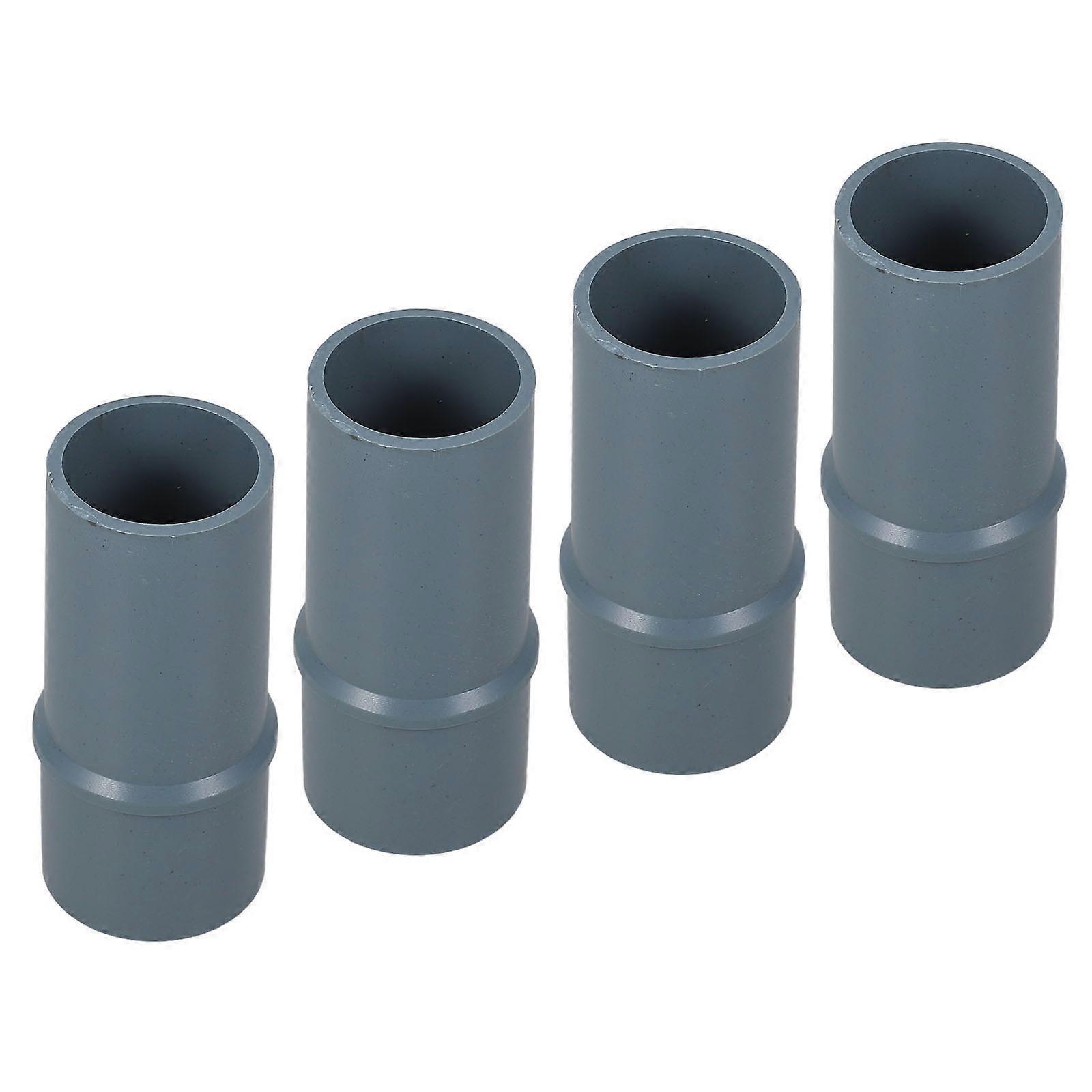 12Pcs Vacuum Cleaner Hose Adaptor Set Efficient Cleaning For Indoor Use 32Mm Grey Accessories With Easy Installation
