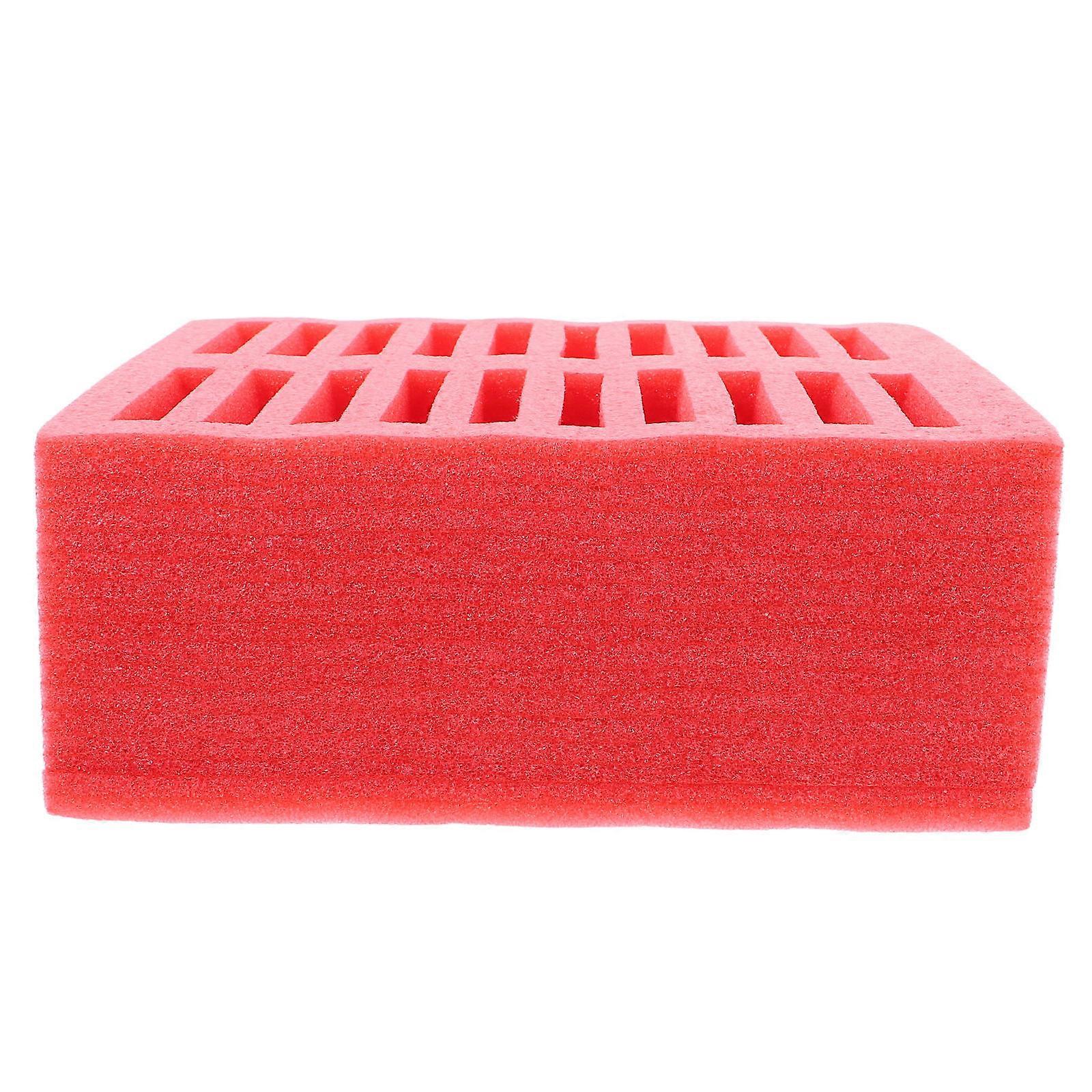 Storage Organizer For Mobile Phone Accessories In Red Color With Multi Compartment Design For Home Use 1Pack