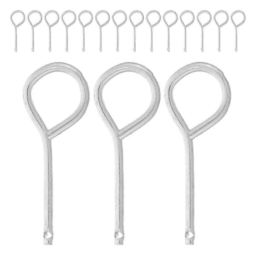 Fire Extinguisher Pin Stainless Steel Universal Compatibility 120Pcs