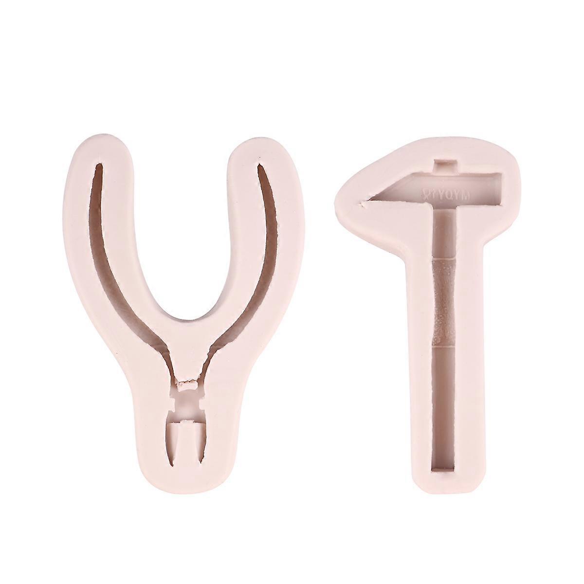 4Pcs Hammer and Pliers Silicone Mold for Creative Cake Making Use