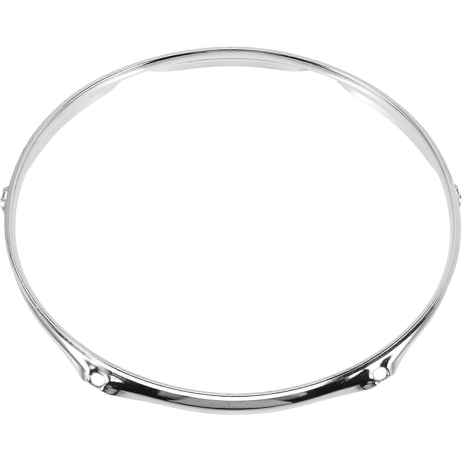 Drum Side Hoop Silver Snare Drum Accessory with Strong Tension 3Pcs