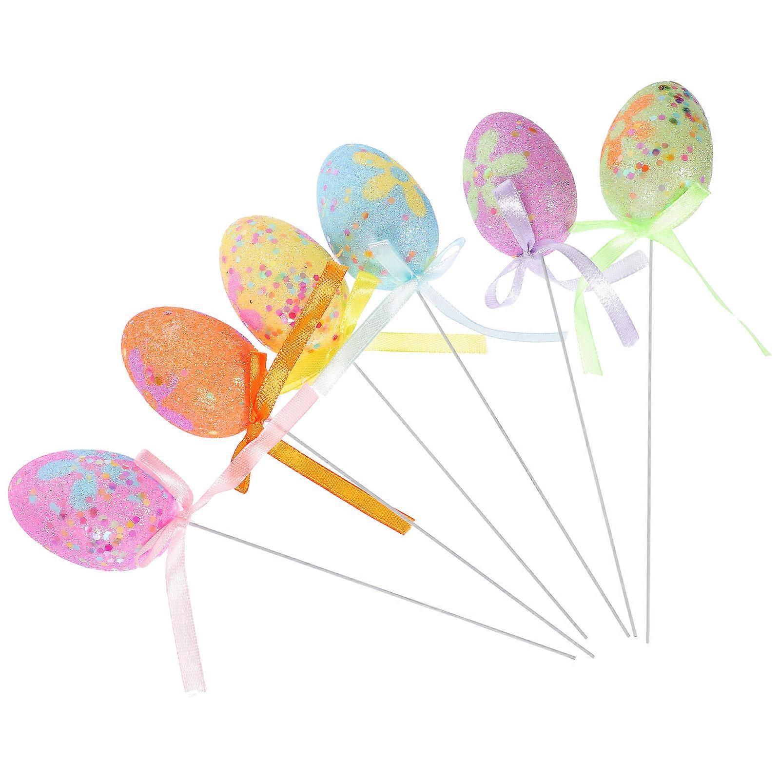 Easter Egg Stems Artificial Egg Branches for Decoration 18Pcs