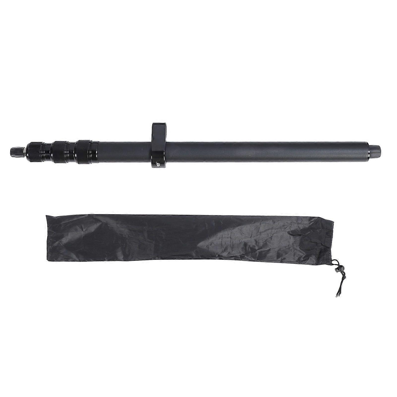 RTK GPS-undersökningsprismastolpe med bubbla aluminiumlegering teleskopisk roterande låsstång för lantmäteri 1,5 meter