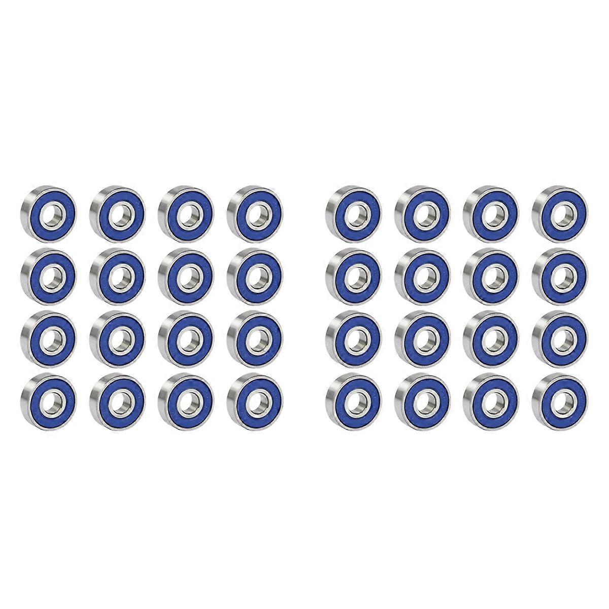 16Pcs Frictionless ABEC 9 Skateboard Roller Wheels High Precision