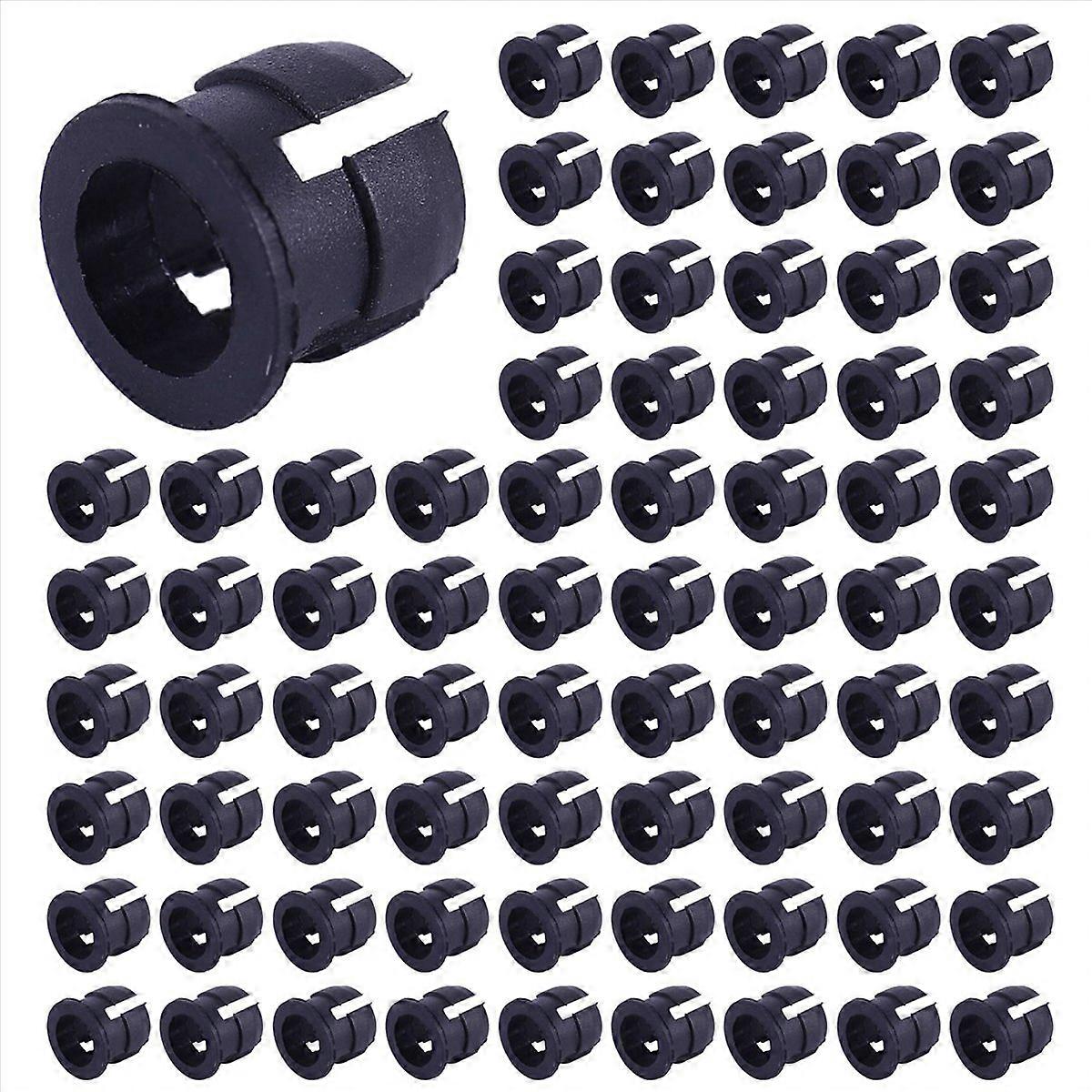 2000 Pieces Black Plastic 5mm LED Clip Holder Display Panel Mount Cases