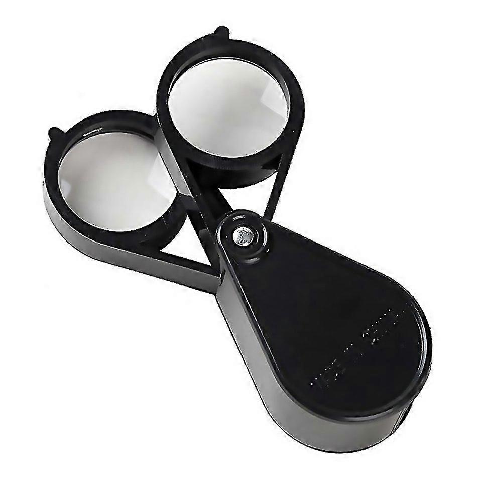For Handheld Portable 30mm Double Open 10x Hd Folding Magnifier