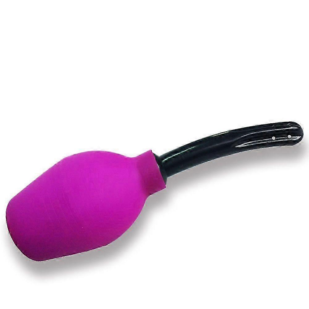 Doccia vaginale con bulbo per clistere per uomini e donne, ugello sottile in silicone riutilizzabile e pulente, gomma sicura e confortevole
