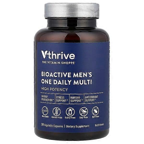 Vthrive, Bioactive Men's One Daily Multi, 30 Vegetable Capsules
