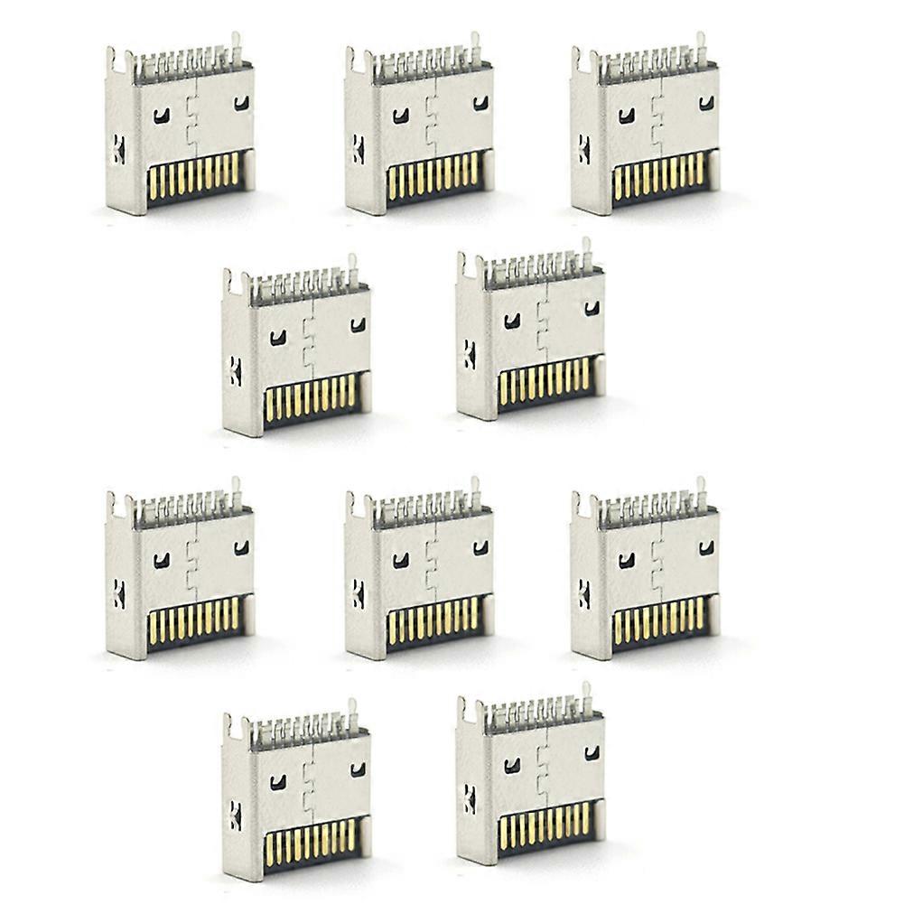 10pcs TYPE-E Male Connector Supports USB 3.2 20G High-Speed Transmission Computer Data Cable Adapter Connector