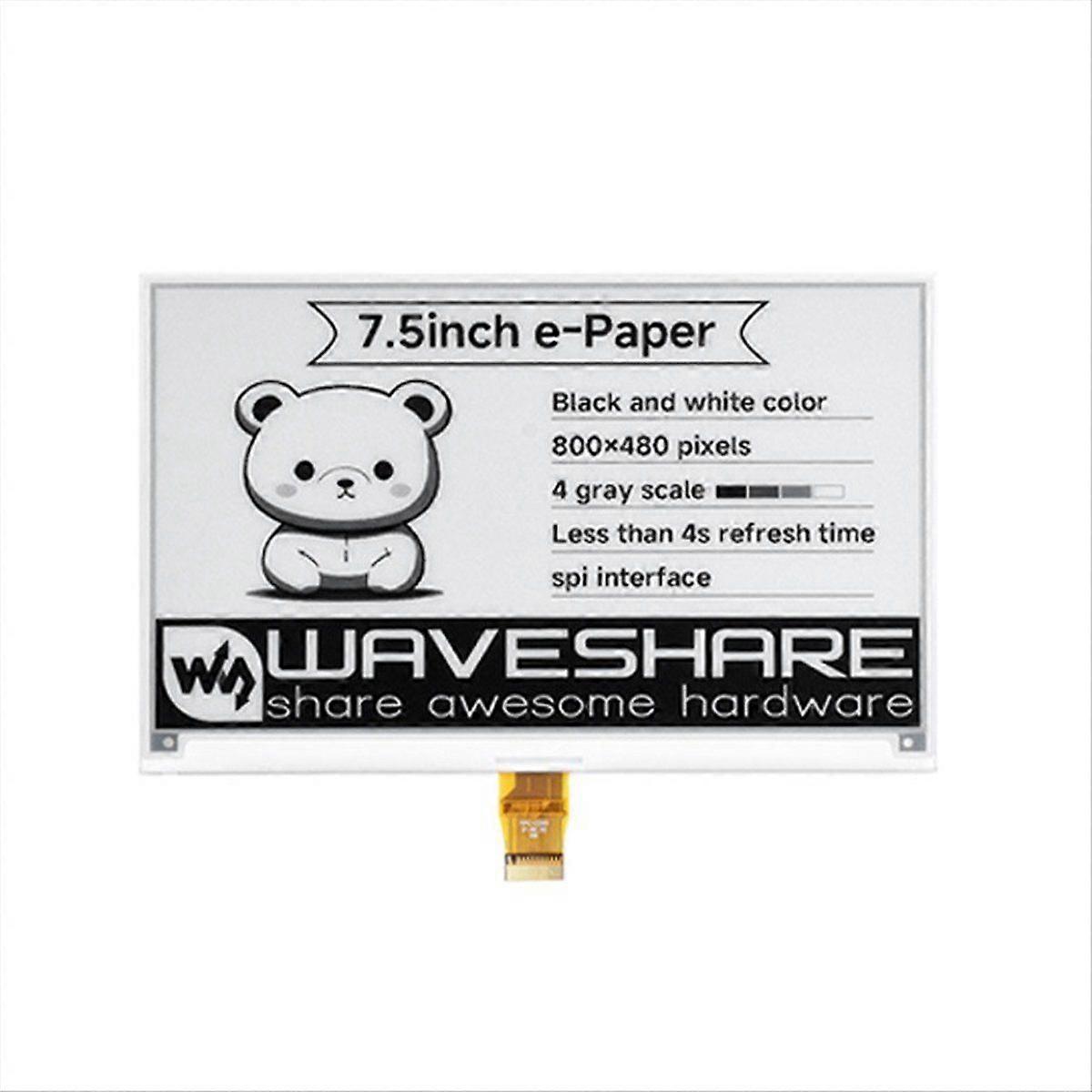 E-Ink Display 800x480 for Series Mainboard