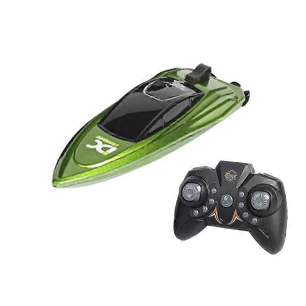 Mini bateau RC 5km/h Radio télécommandé Navire à grande vitesse avec LED Lumière Palm Bateau D’été Jouet D’eau Piscine Jouets Modèles Cadeau