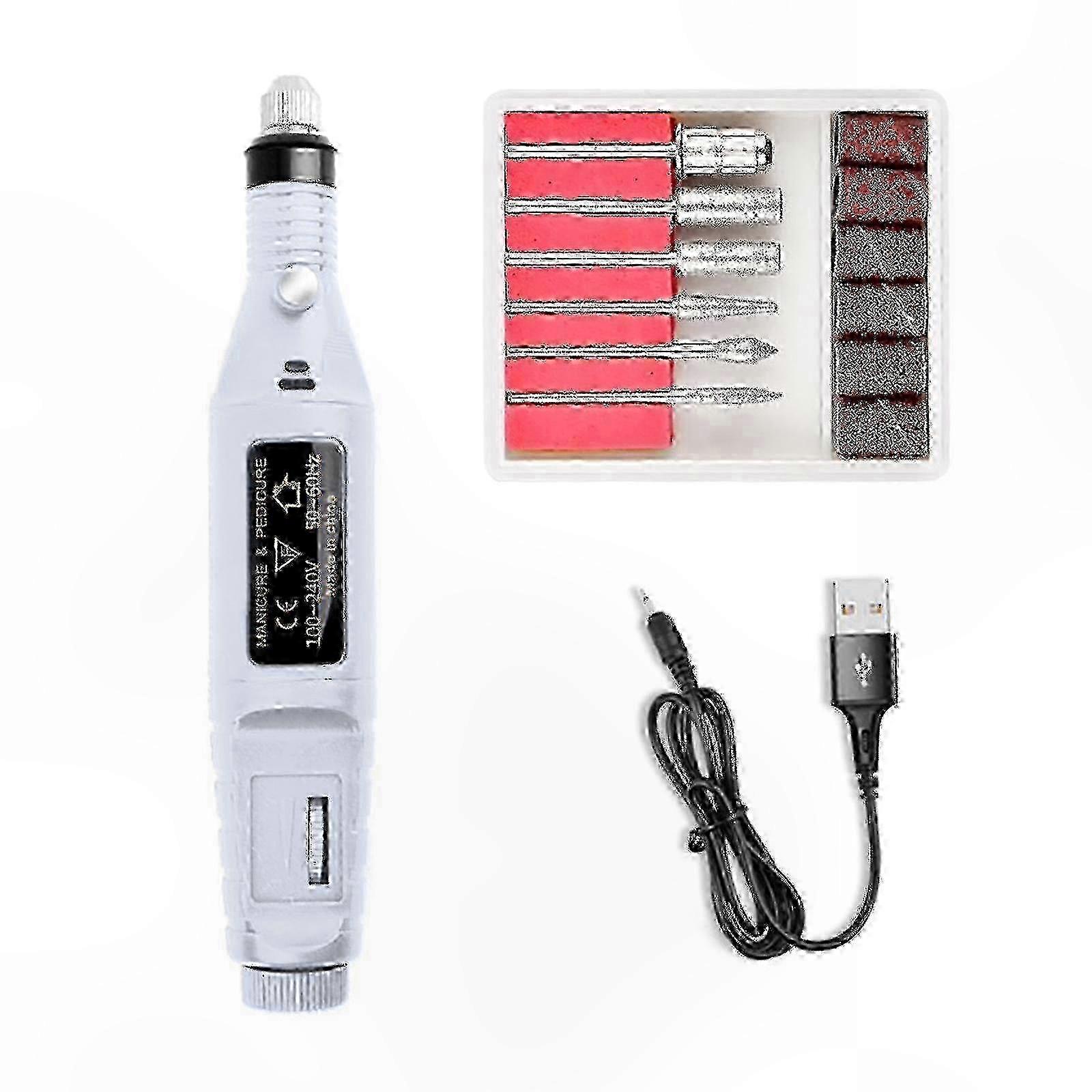 Electric Nail File Tool for Manicure Pedicure with Adjustable Speed for Thick Toenails