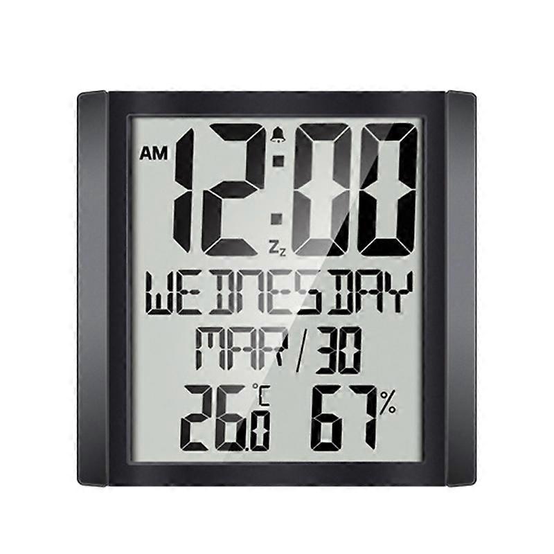Temperature and Humidity Meter Alarm Clock Digital Electronic Clock