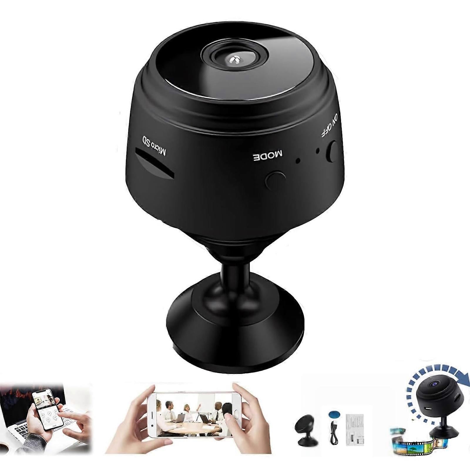 MiniatureCamera1080PSurveillanceCameraOutdoorWiFiMagneticNightVisionsCamera