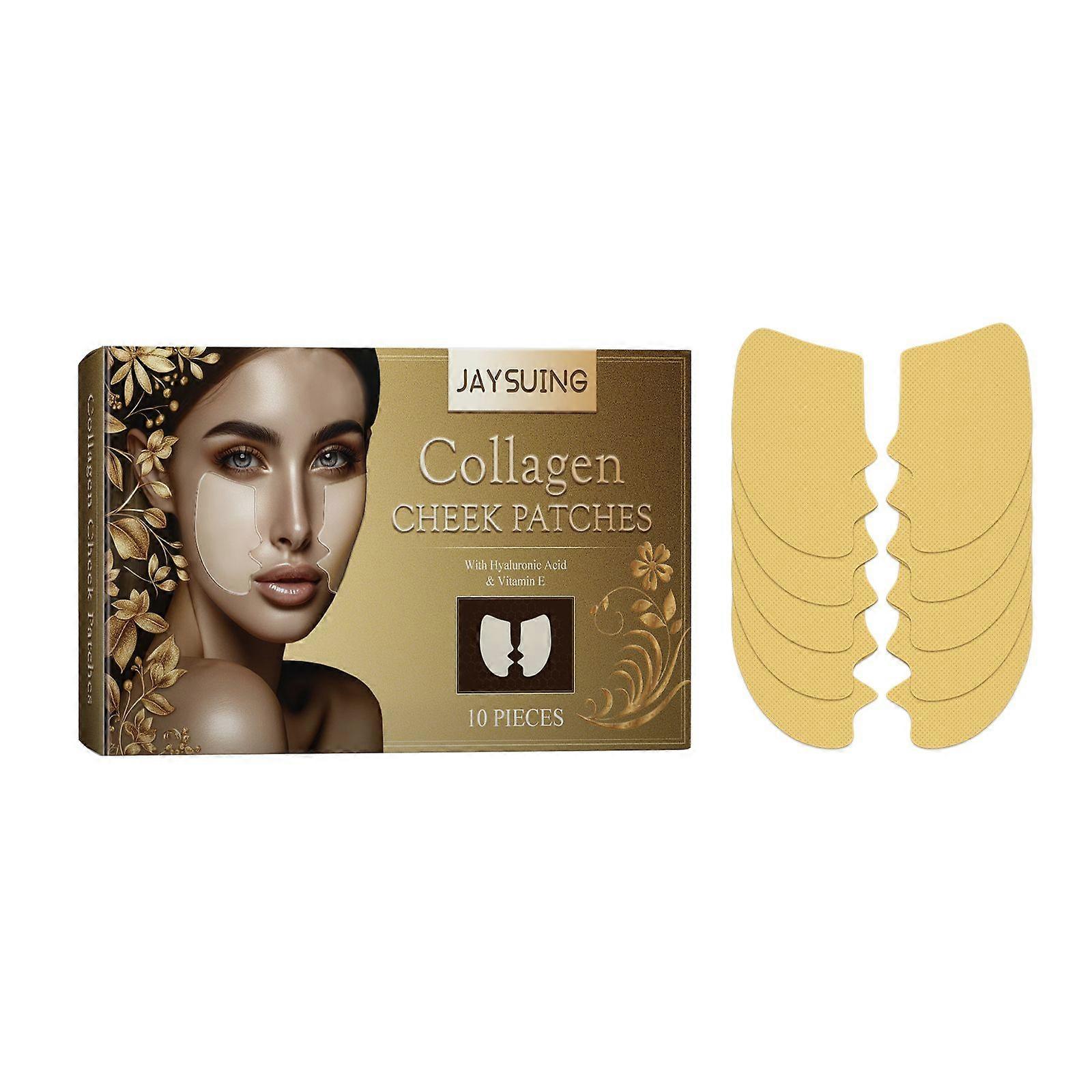 Jaysuing Collagen Cheek Patches, Lighten Fine Lines And Tighten Facial Skin Patch