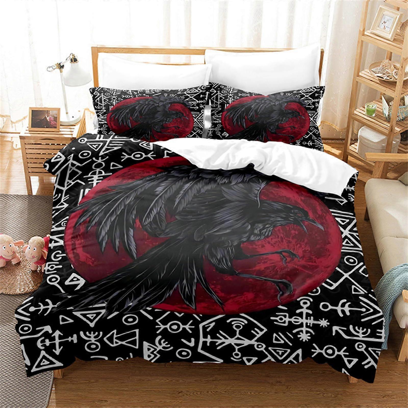 Mythology Bedding Set Model 7 2 Pcs 3 Pcs Quilt Cover And Pillowcases Totem 3D Prints EU King 220X240 CM