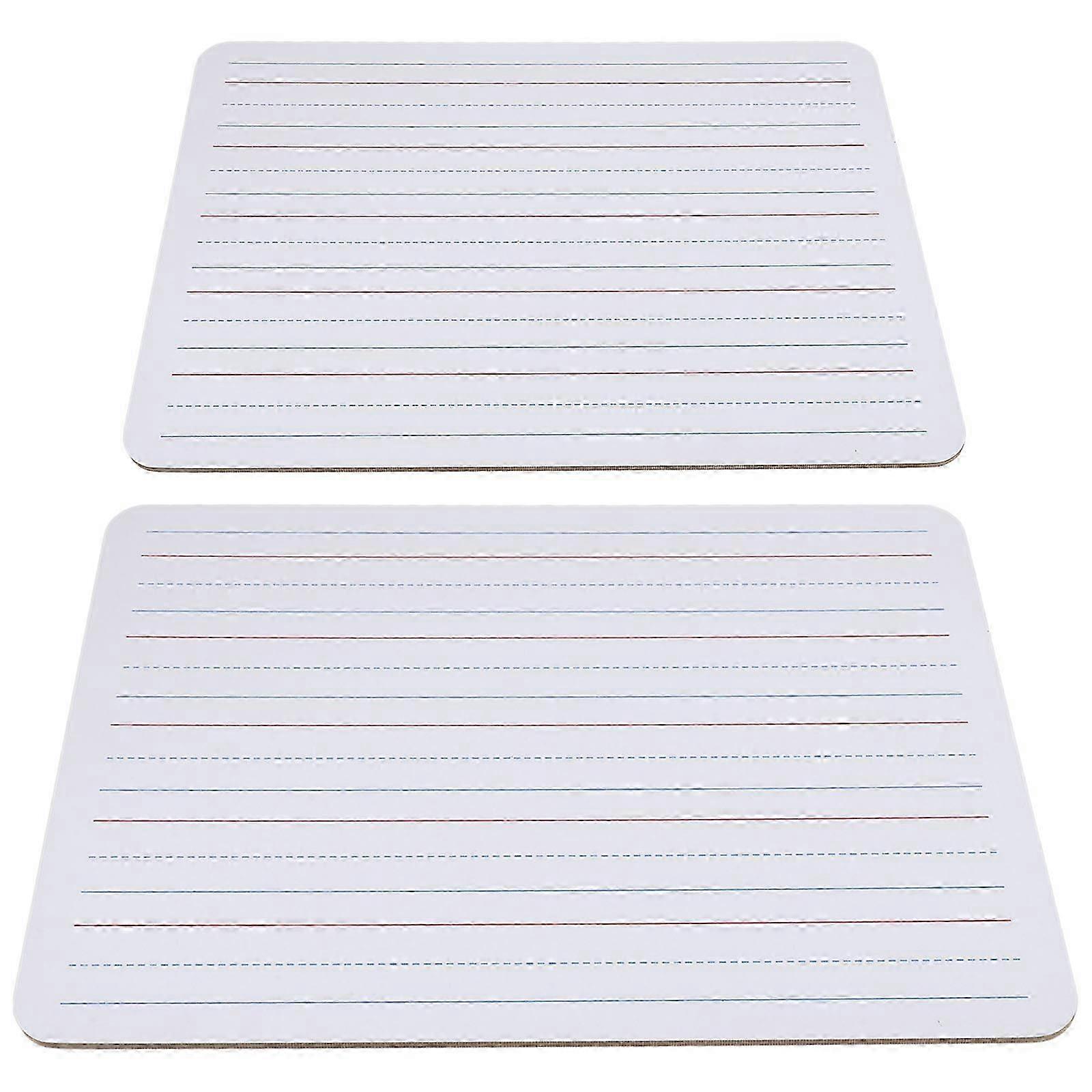 2Pcs Small Whiteboard With Lines for Students, Individual Practice Tool for Early Education