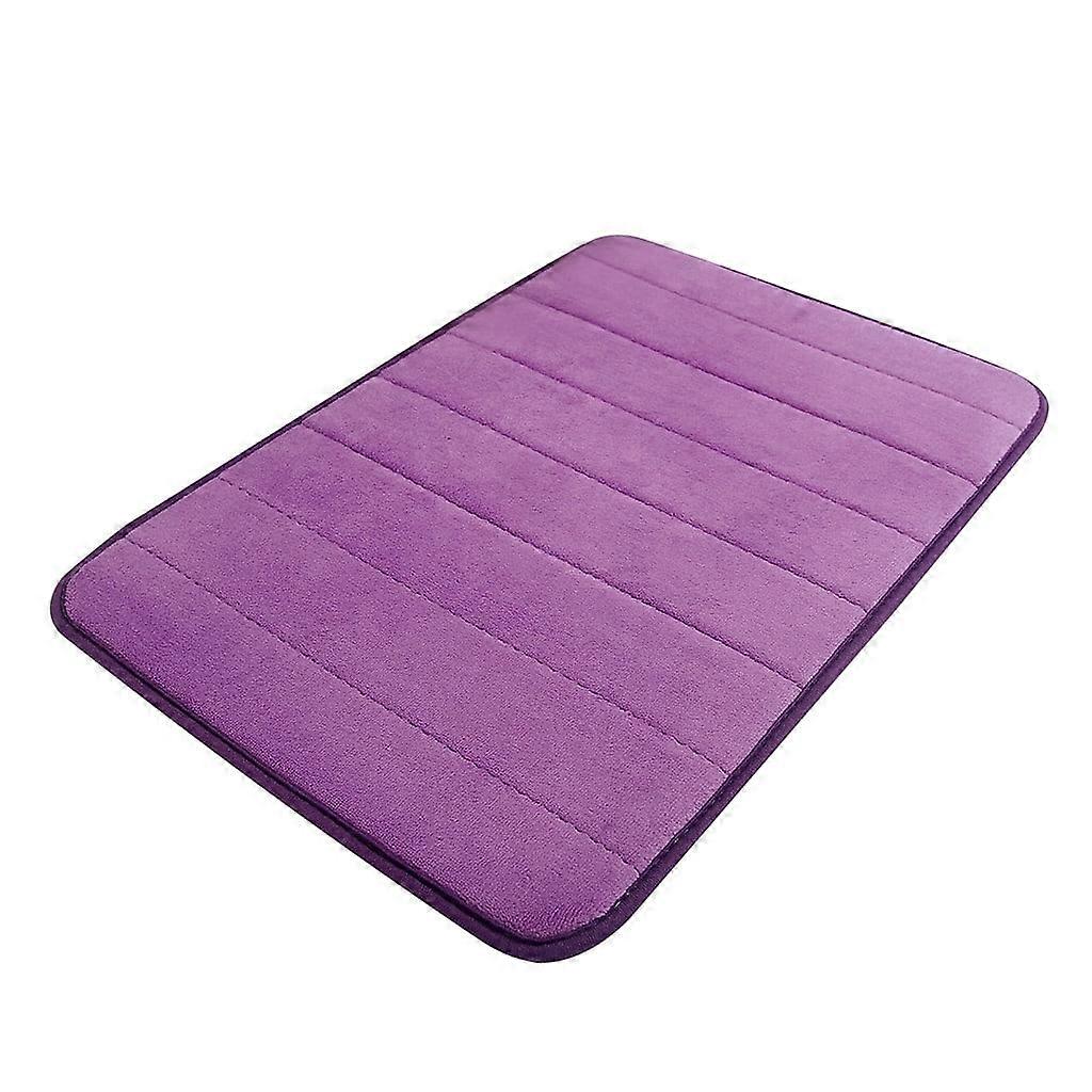 Large 16x24" Memory Foam Bath Mat - Soft, Non-Slip, Super Absorbent, Quick-Drying, Machine Washable for Bathroom Floor Rug