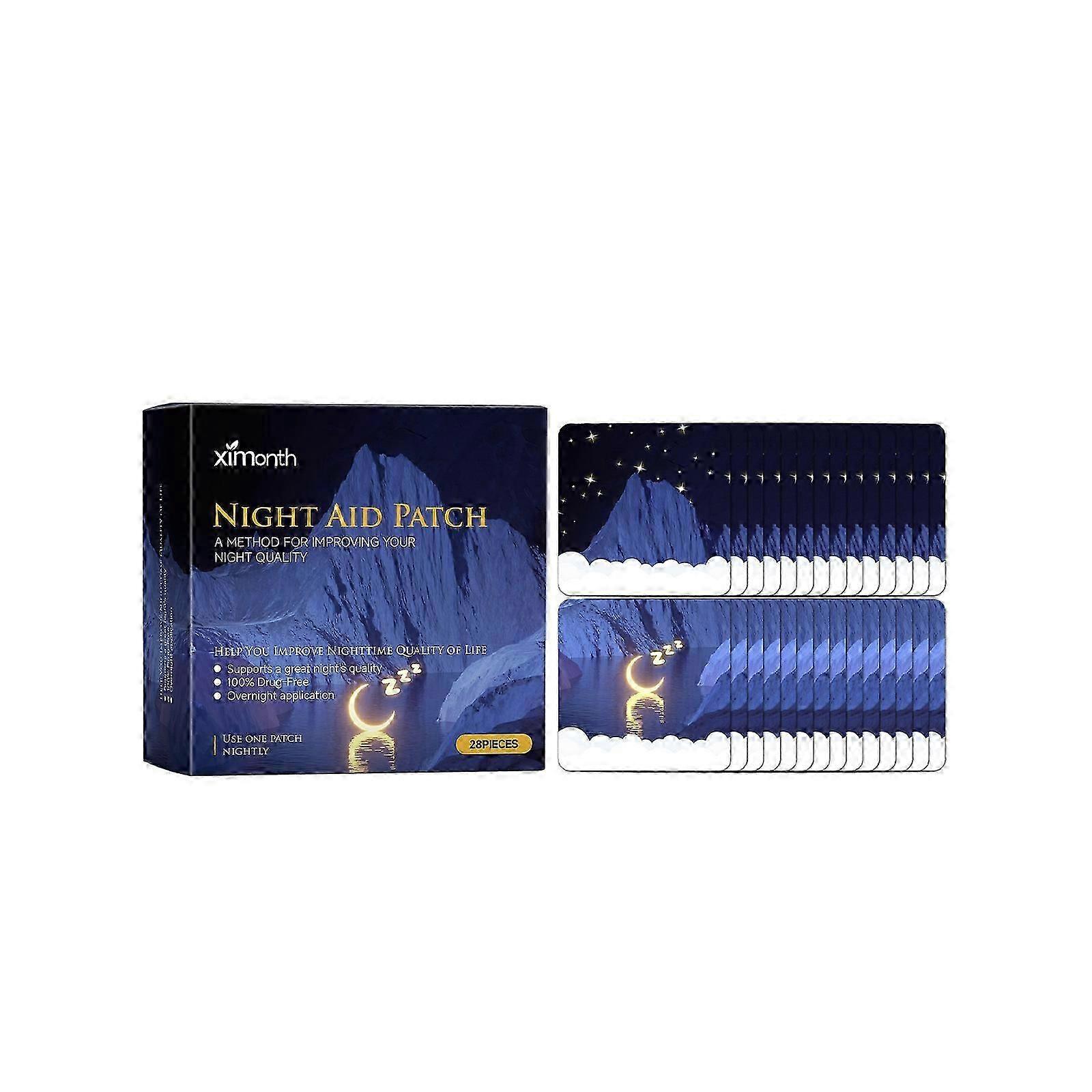 Herbal Sleep Patch - Lavender , Magnesium for Relaxation, 28 Pcs, Easy Application, Soothes Fatigue