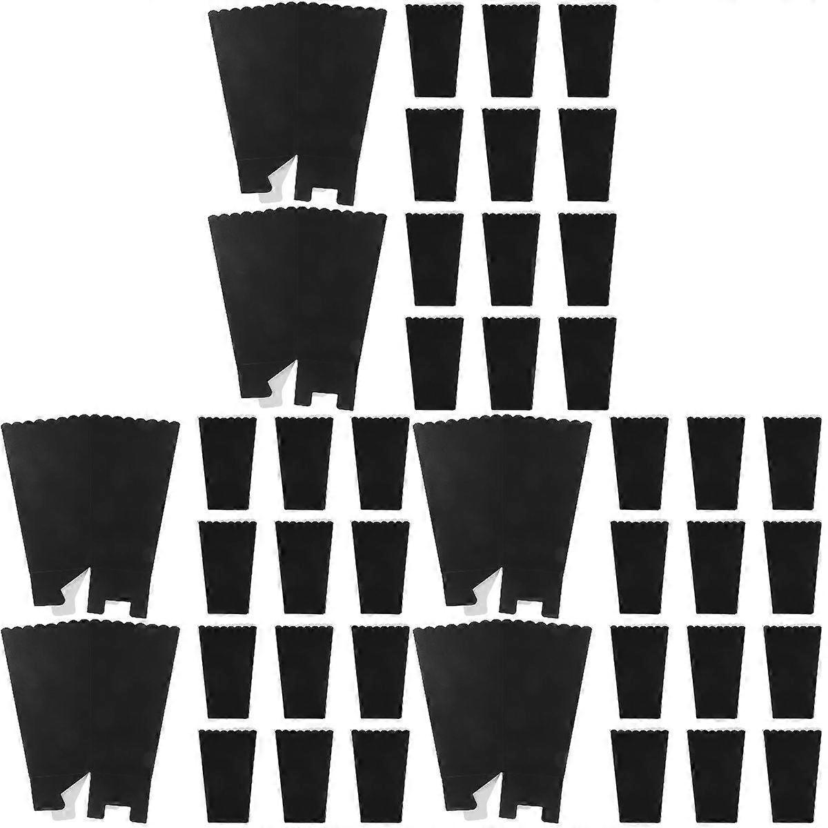 72 pcs  Popcorn Paper Box Popcorn Bucket French Fries Box Popcorn Boxes for Movie Party