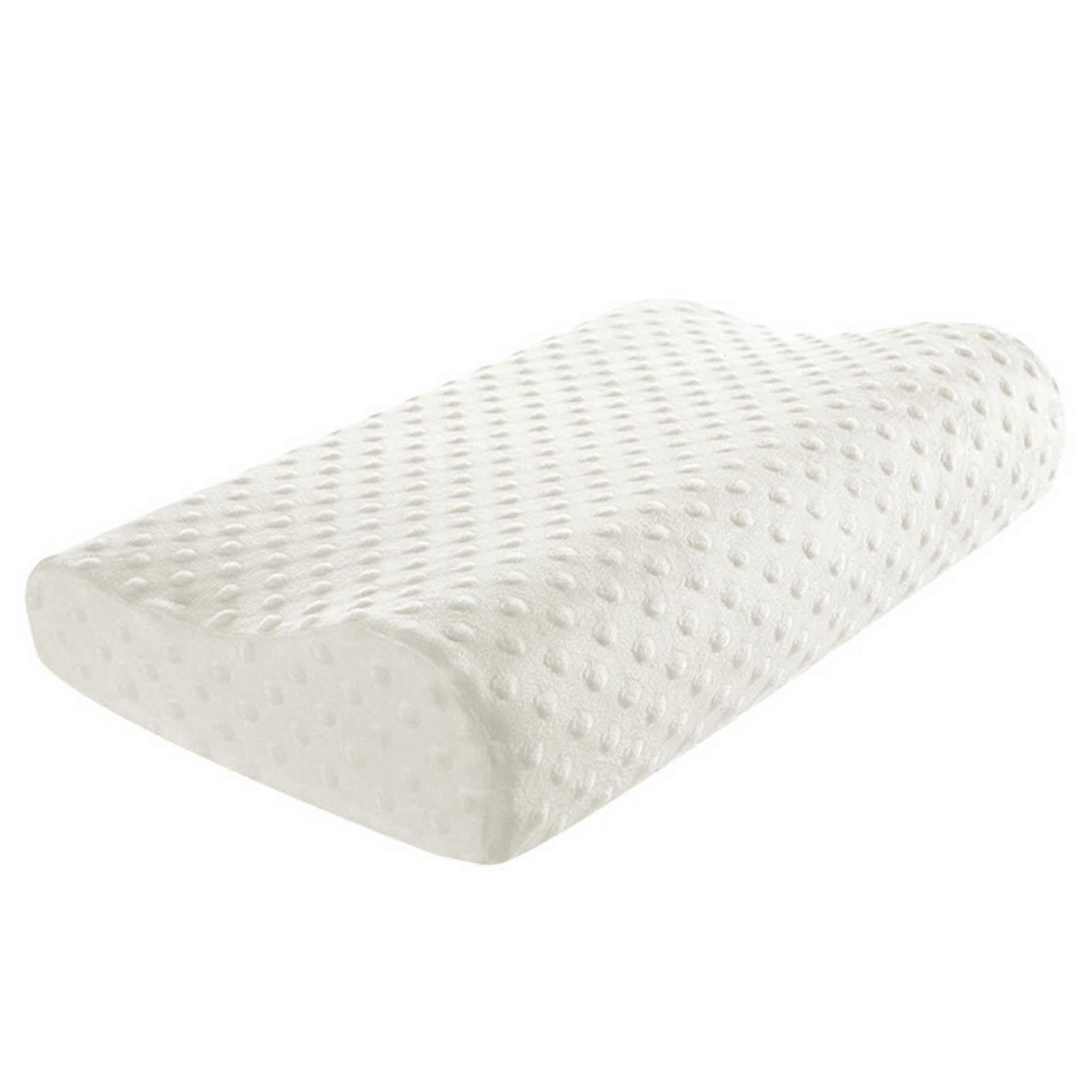 Memory Foam Pillow for Relief: Neck Support, Ergonomic, Orthopedic Pillow for Side and Back Sleepers, 55x35x11/9 cm, Model F