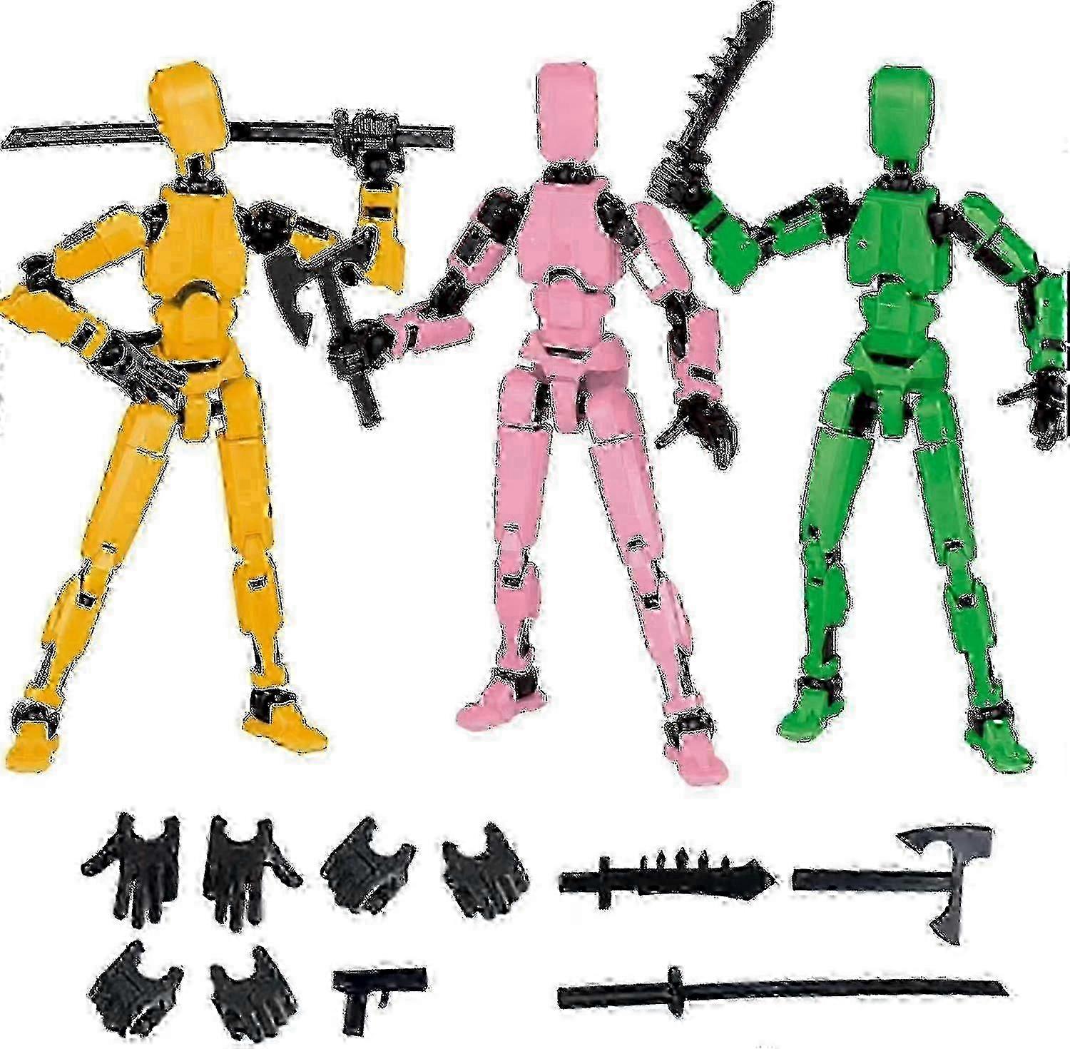 T13 Action Figure,robot Action Figure,t13 Action Figure 3d Printed Multi-jointed Movable,13 Action Figure Dummy,decorations For Action