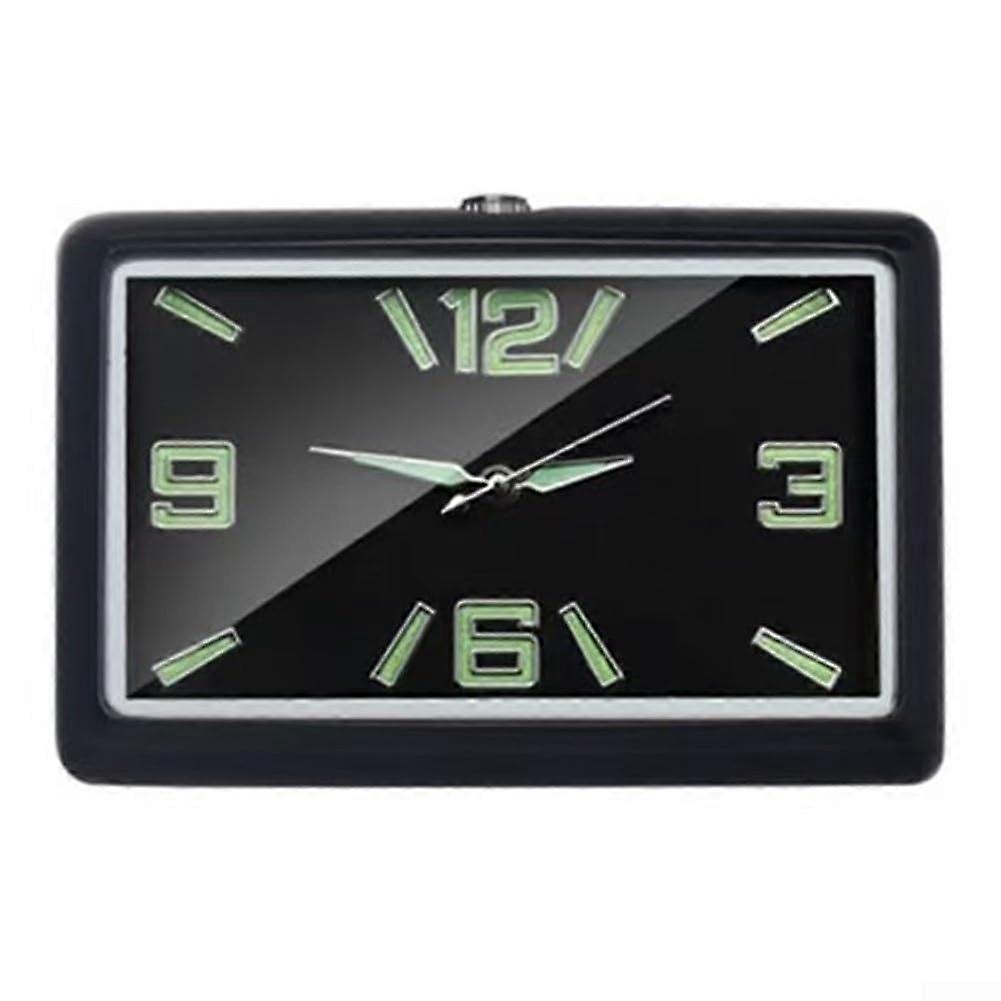 Car Square Clock Dashboard Digital Display With Clearly Marked Hours And Minute Indicators, Timetable