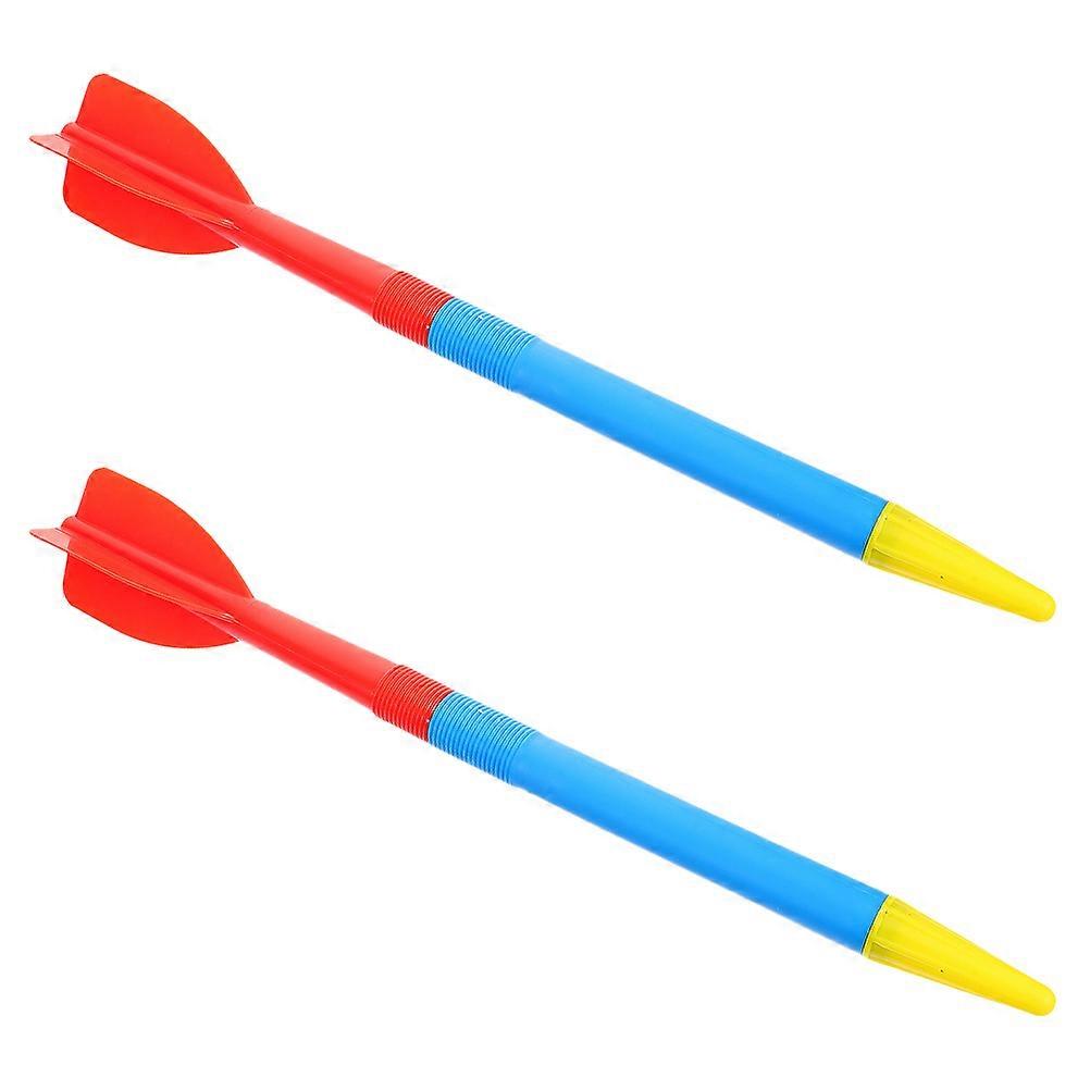 Soft Plastic Javelin for Kids Practice Throwing Training 2Pcs Prop