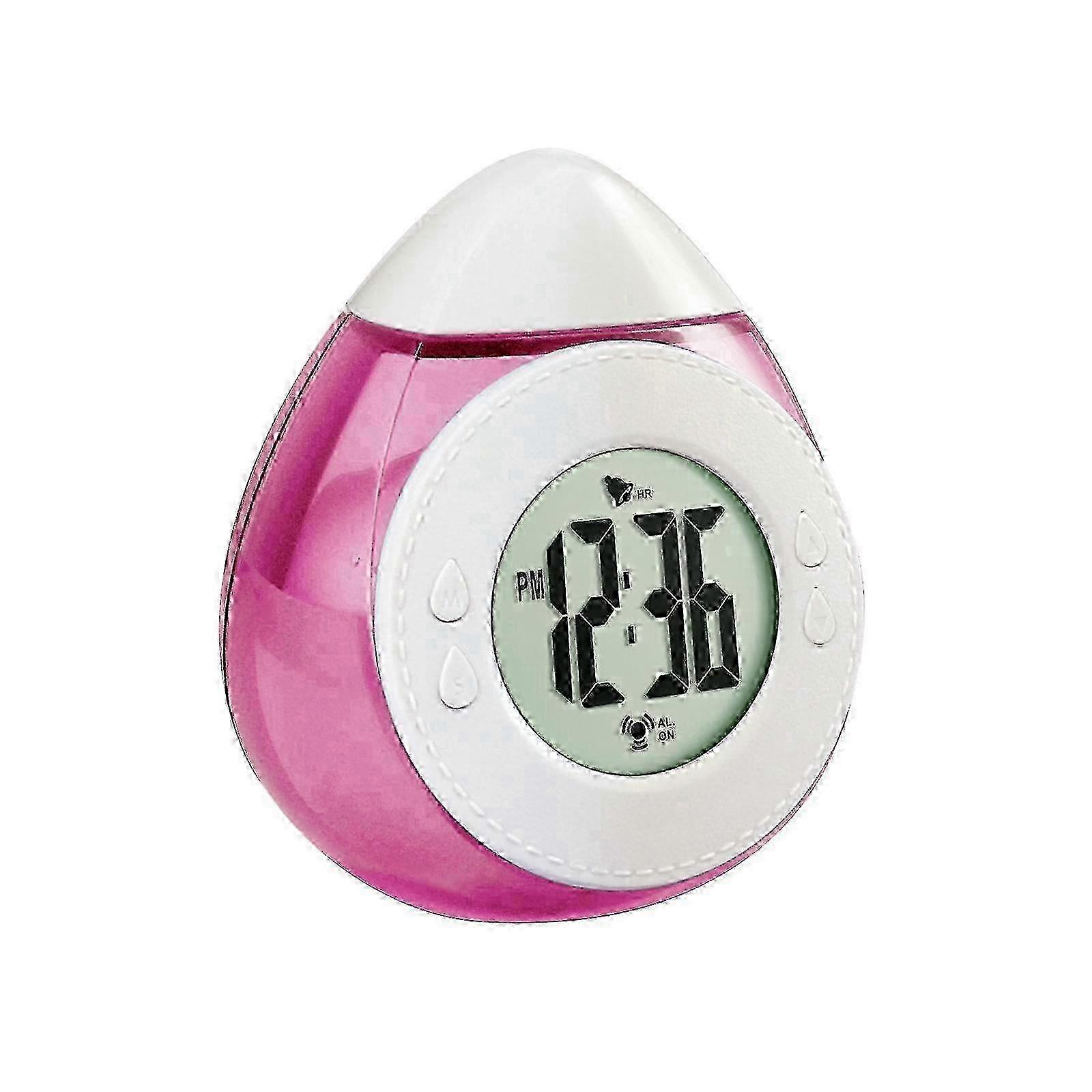 Tabletop Digital Clock with Water-Powered Mechanism for Nightstand or Bedside Use