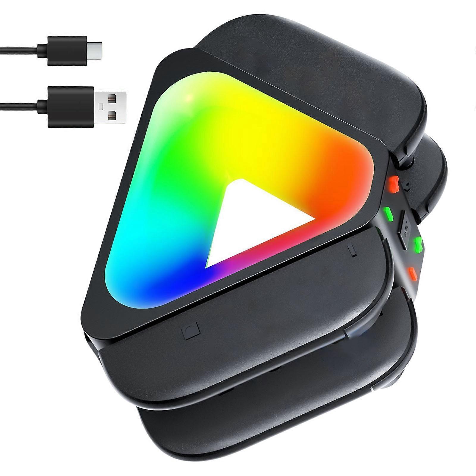 4 in 1 Controller Charging Station Dock Stand with LED Indicator Light Charging 4 Controllers for NS2 Multicolor