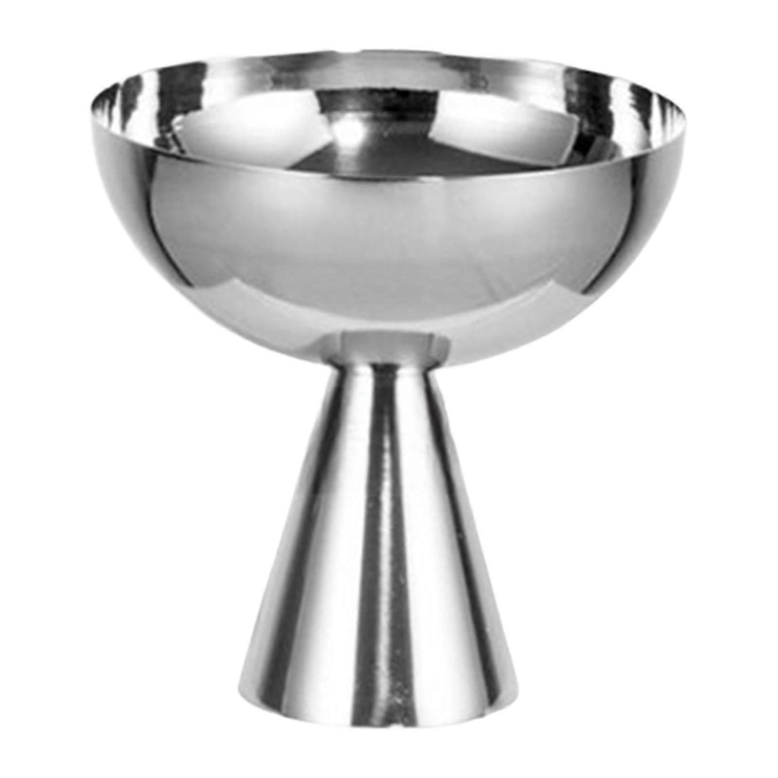 Glass Dessert Goblet Bowl with Stable Stand for Pudding Sundae Fruit Ice Cream, 10.2cm Height